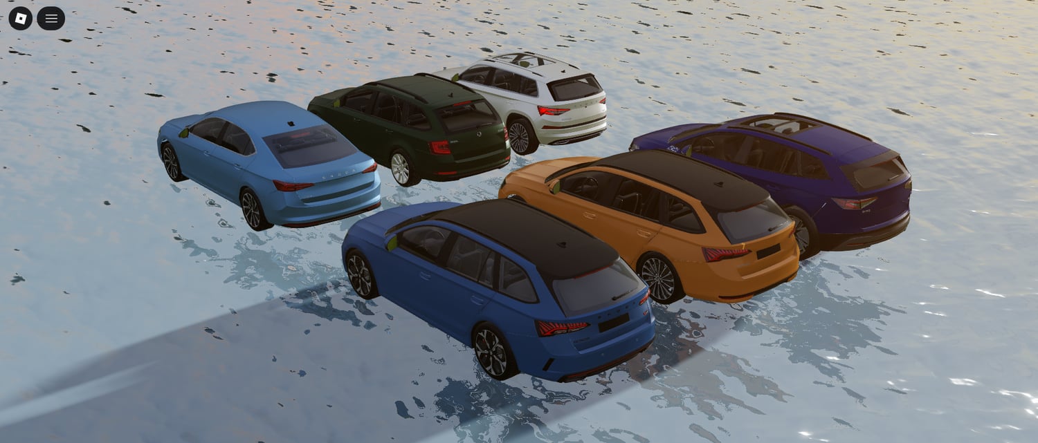 realistic skoda vehicle model designed for gameplay