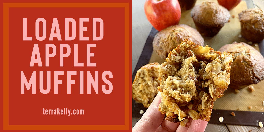 Loaded Apple Muffins recipe by Terra Kelly