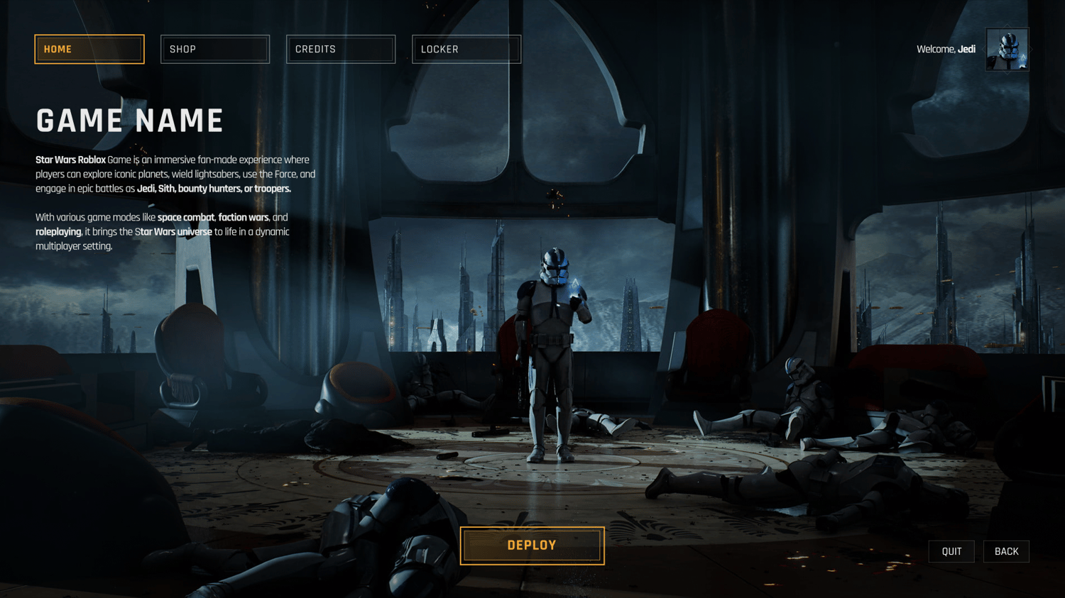 CUSTOM STAR WARS BATTLEFRONT 2 IMPORTED UI - Payhip