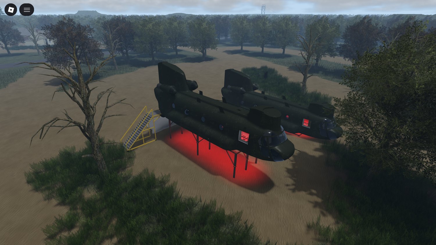 Immersive Roblox military environment designed for roleplay