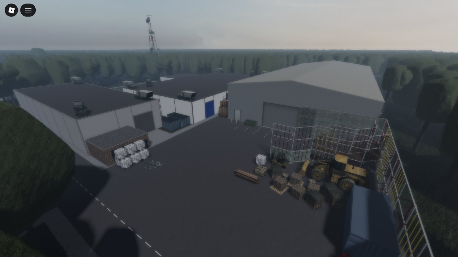 Huge realistic Roblox military map with expansive terrain