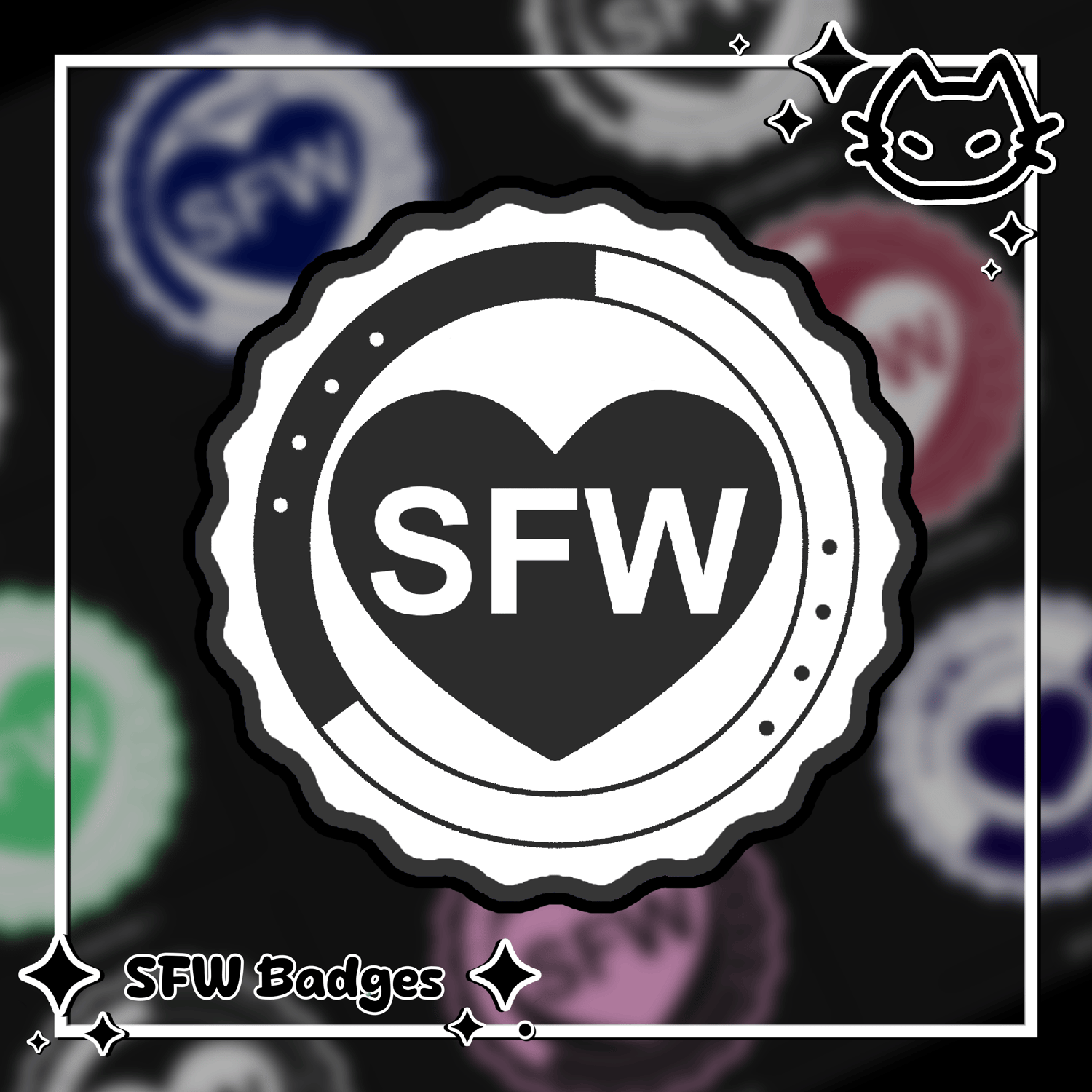 🩵 SFW Badges 🩵 Creator Resource 🩵 Listing badge