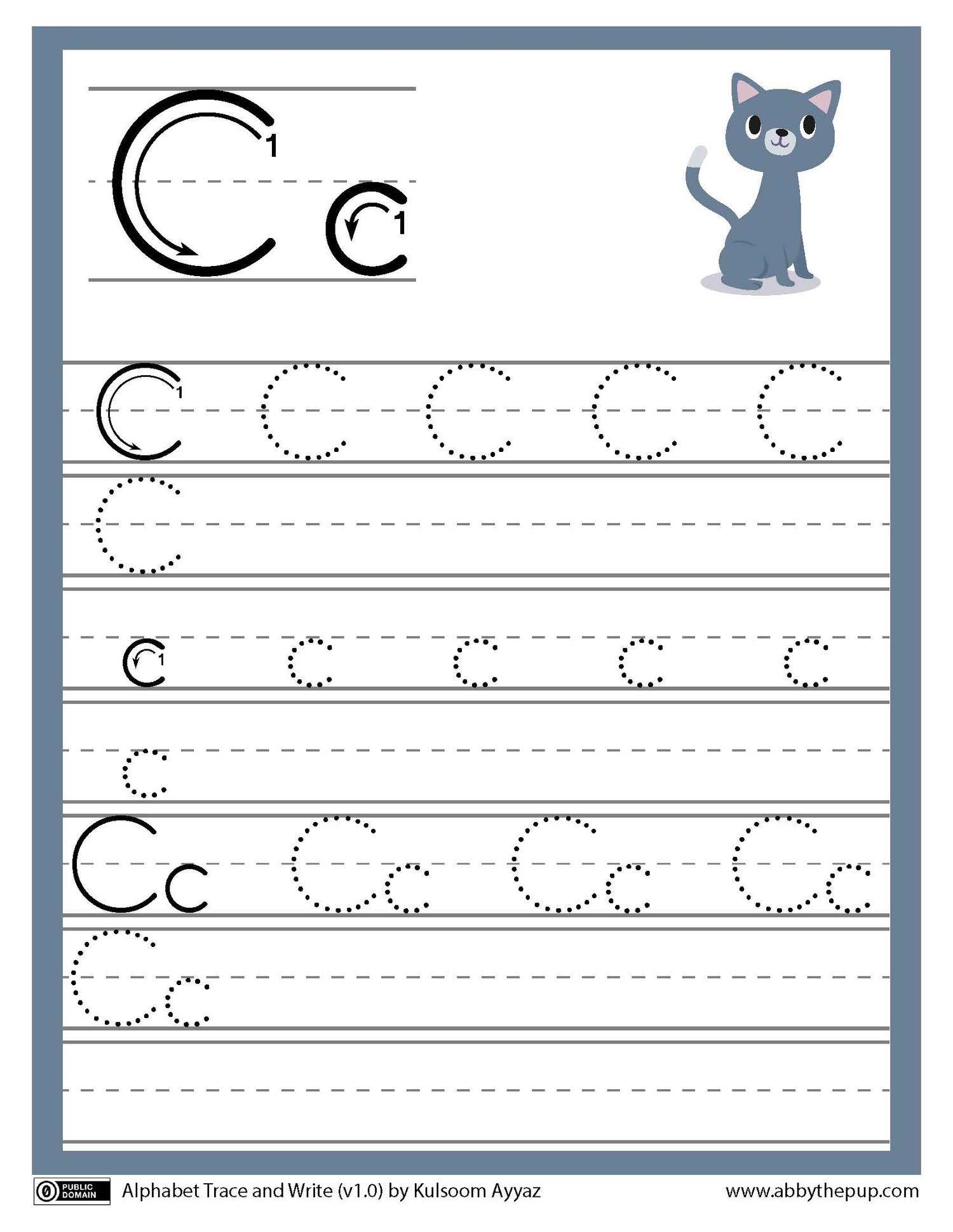 Alphabet Trace and Write