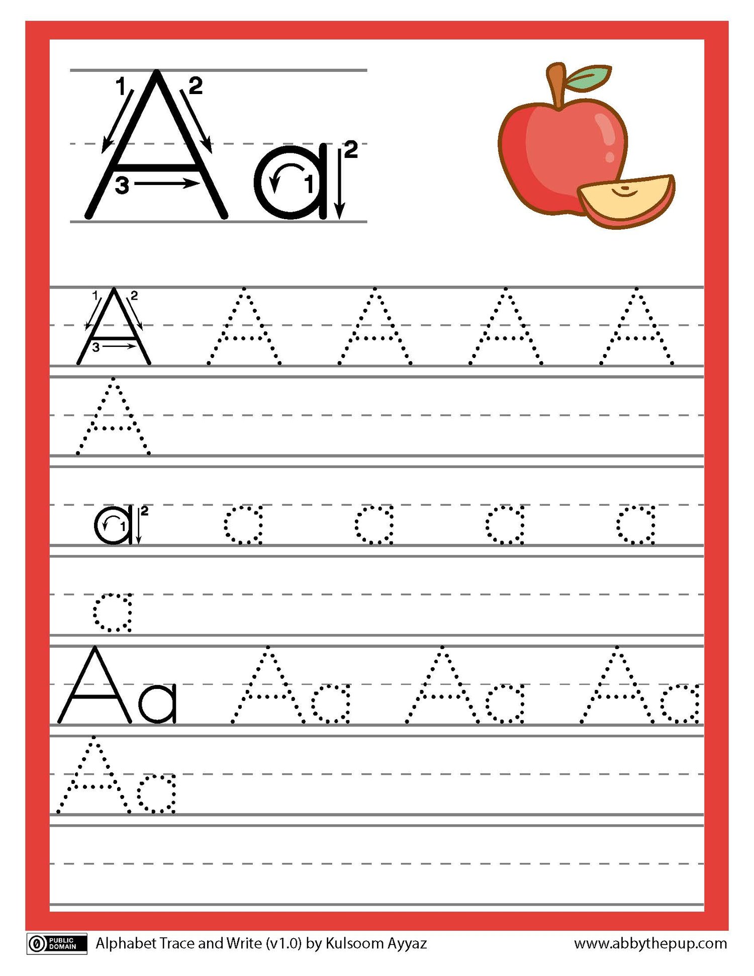 Alphabet Trace and Write