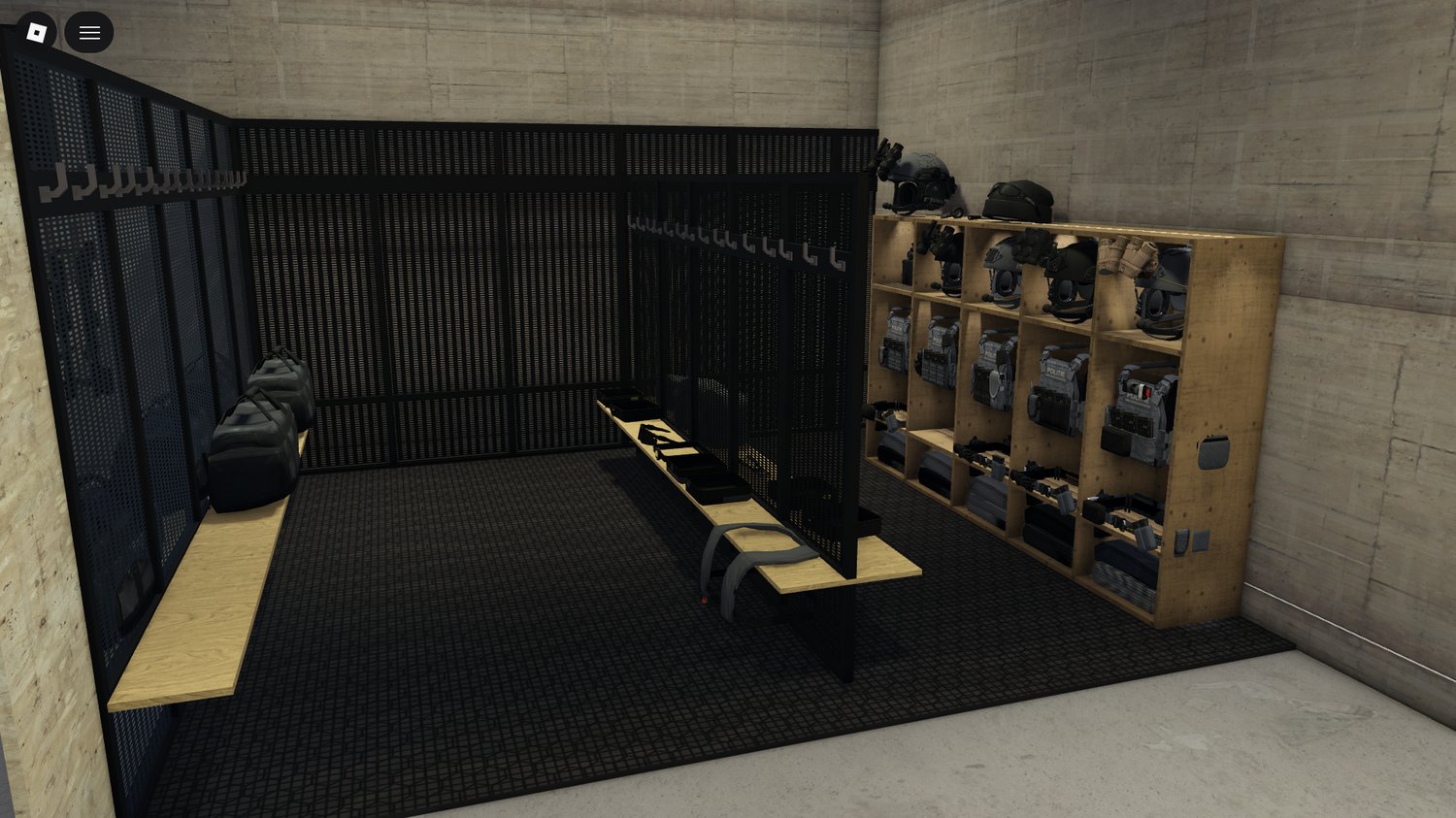 Immersive shooting range environment built for Roblox