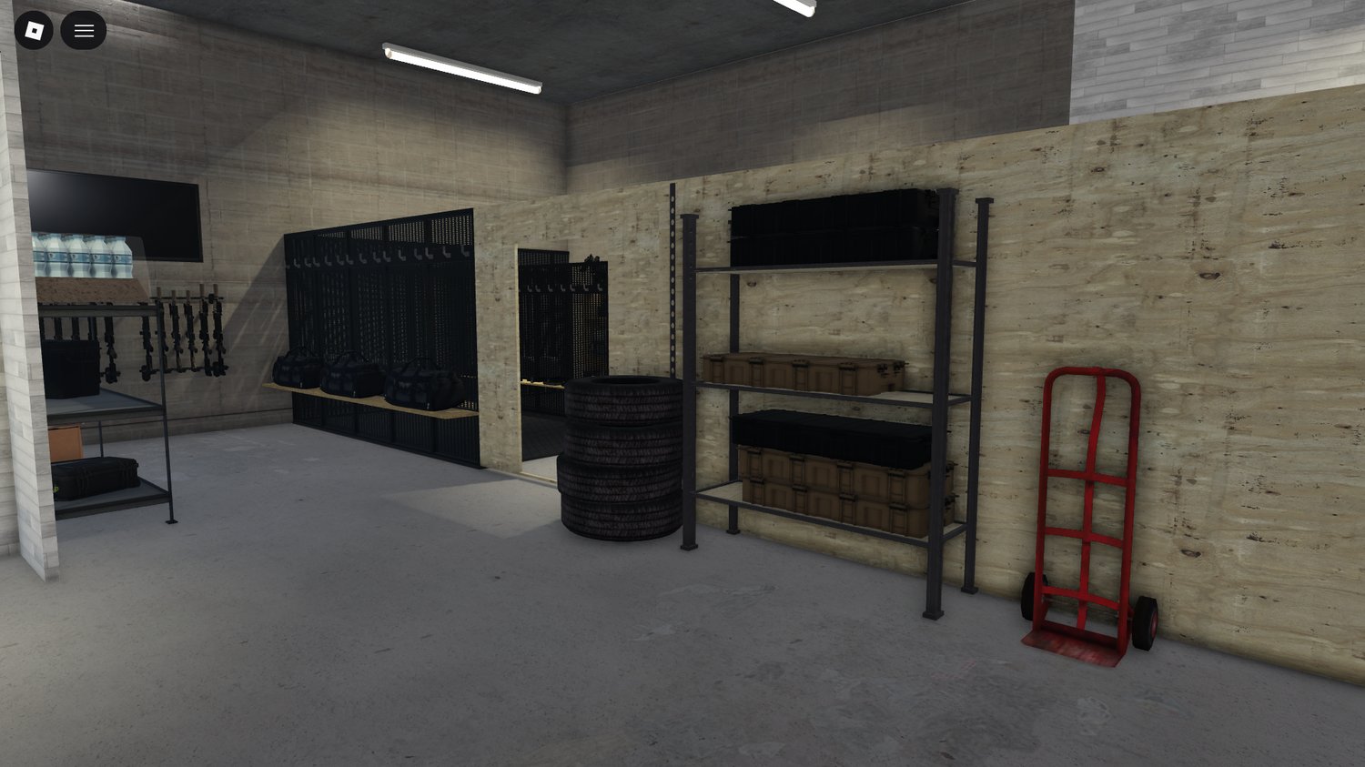 Glock-style handgun used in a Roblox training environment