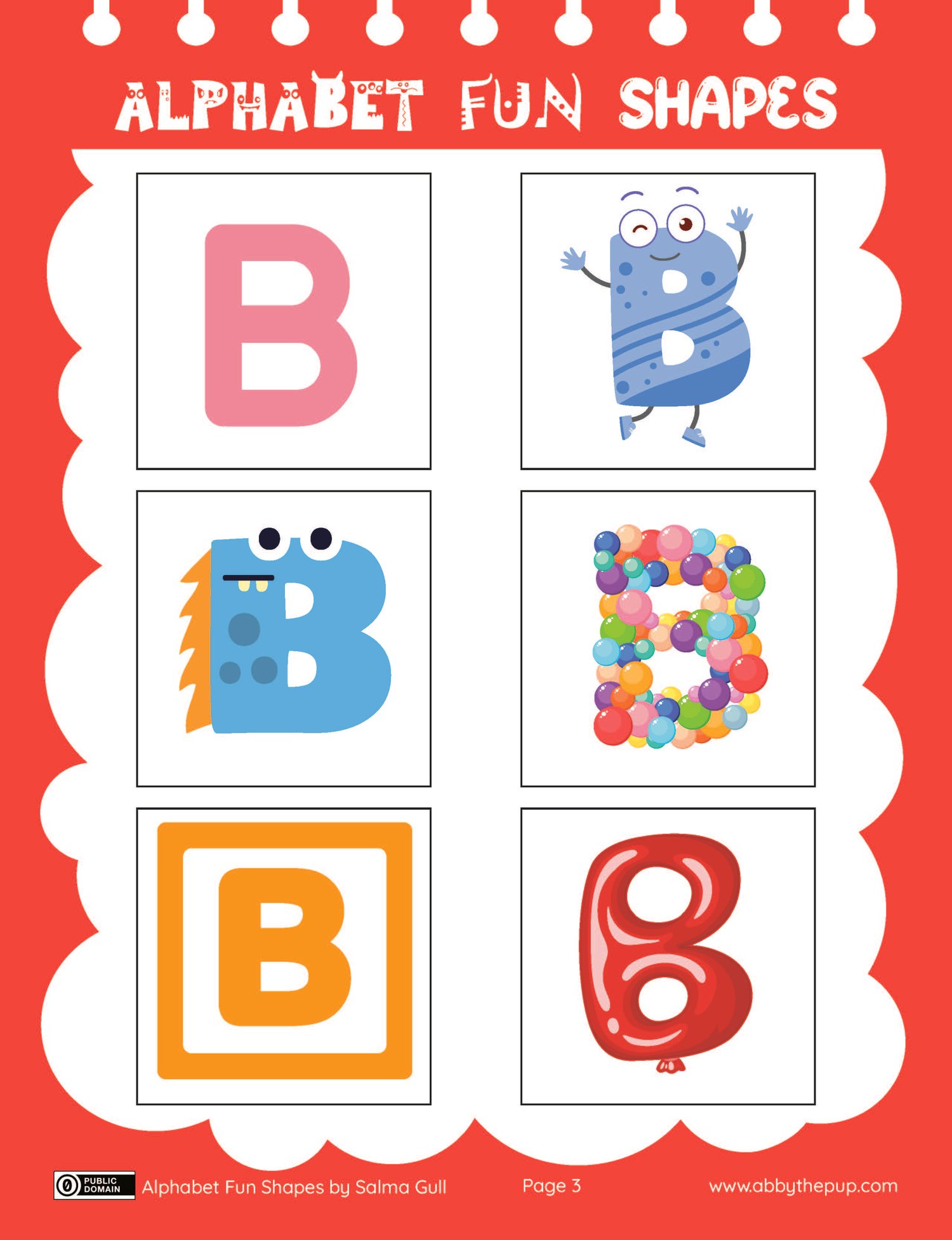 Alphabet Fun Shapes