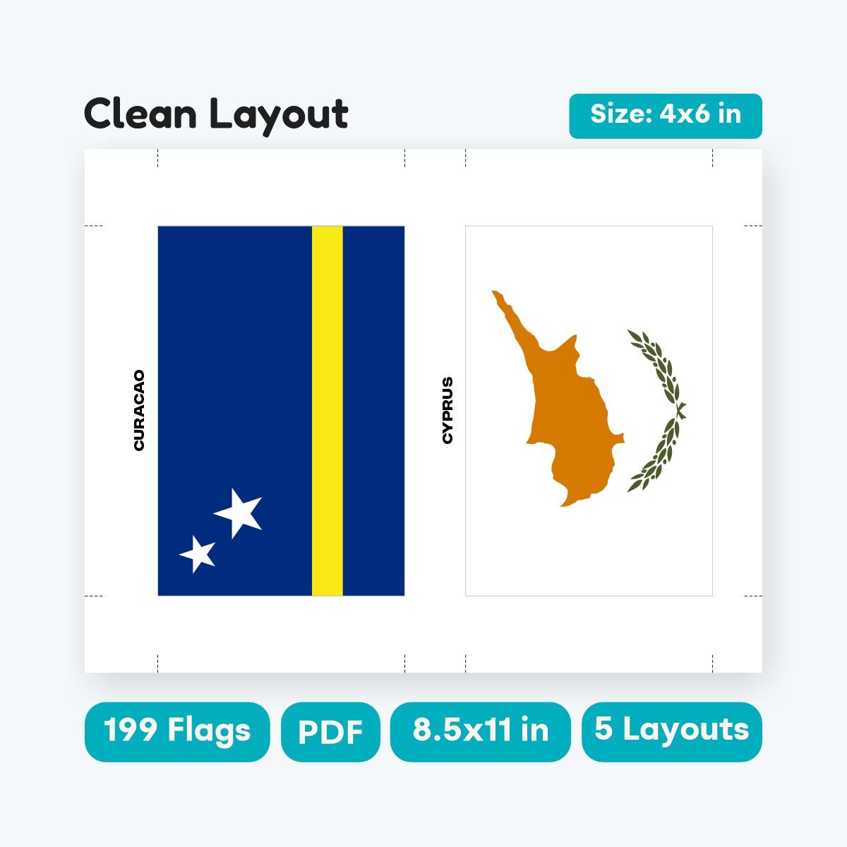 International Flags Printable Banner for Events - fizzia.store