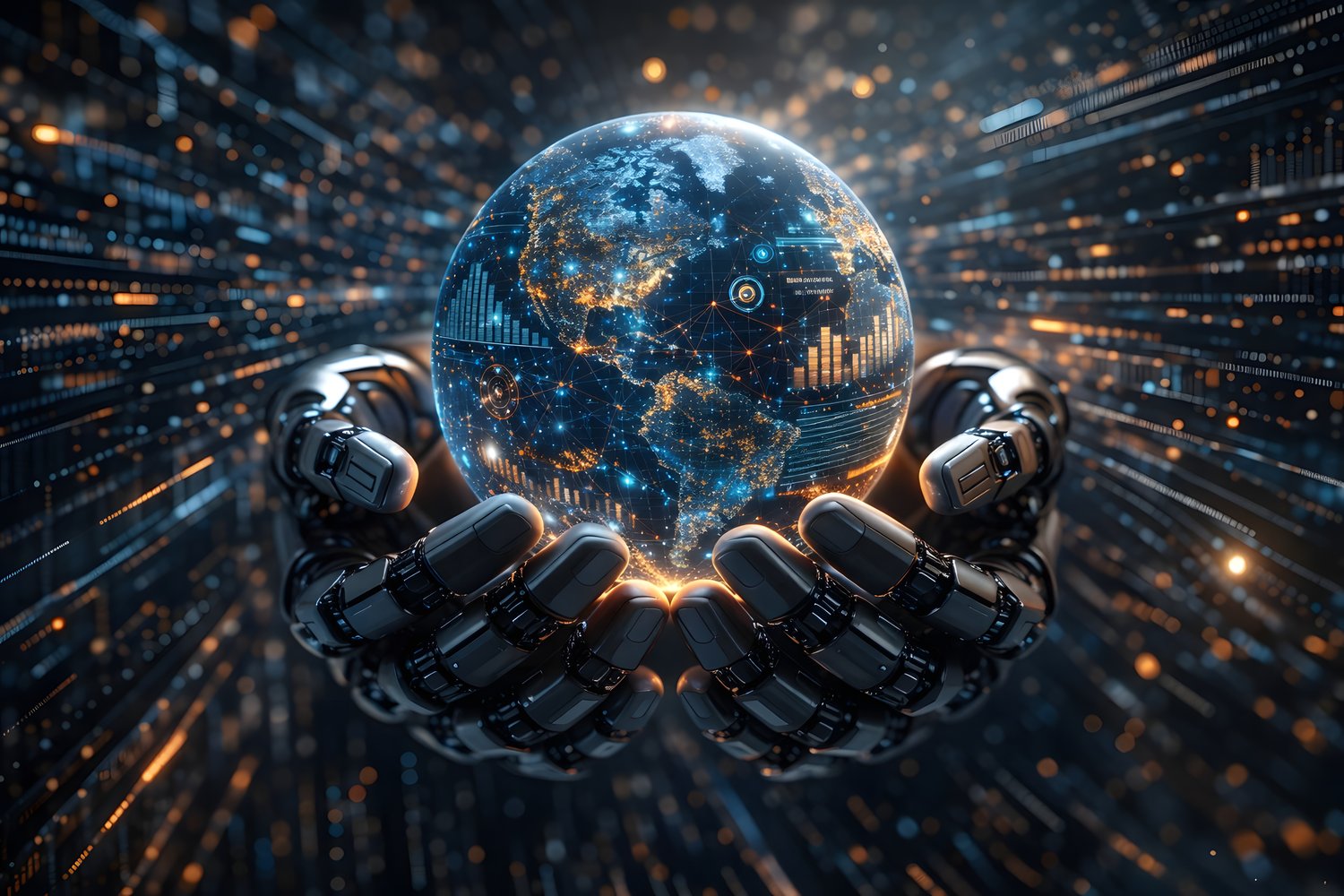 AI art Artificial intelligence artwork Future technology wall art Digital transformation art Global network illustration Tech office decor Fintech design inspiration Data visualization art Innovation concept art Cyber technology aesthetic Startup office w