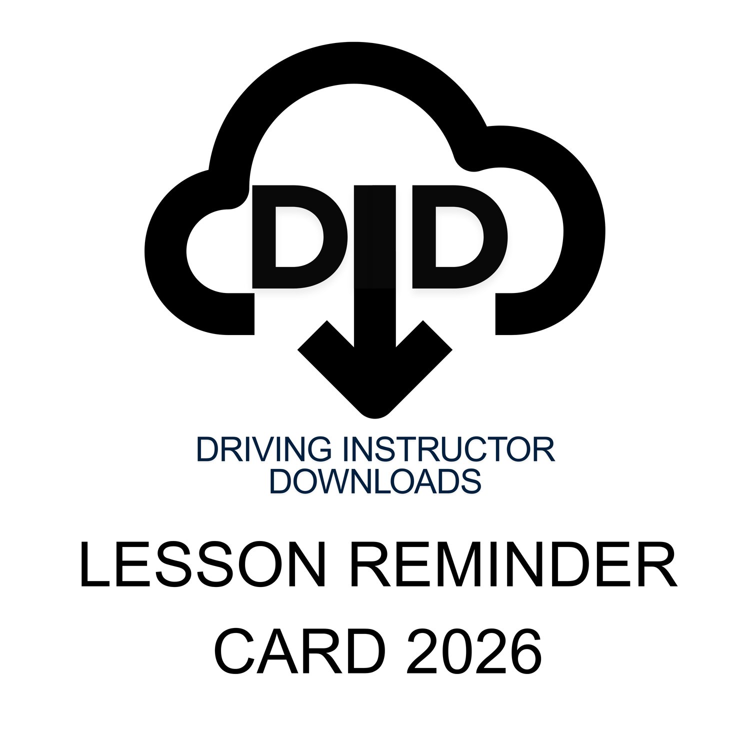 Driving Lesson Progress Card Driving Lesson Reminder Card 2026 - Payhip