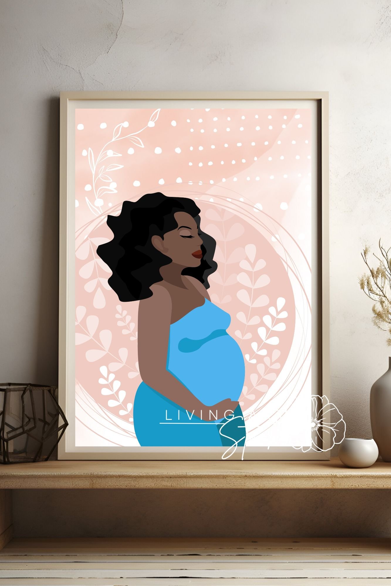 Printable pregnancy wall art