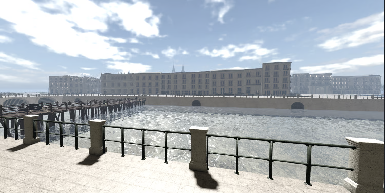 Multi-level streets designed for exploration in a Roblox city