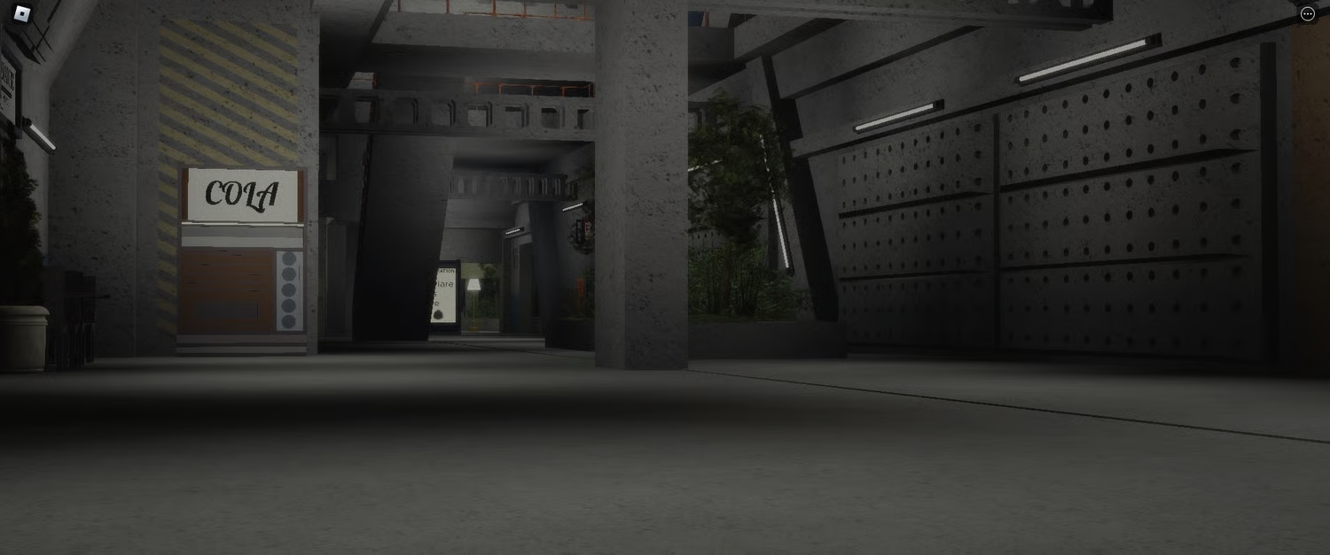 Cold War–style SCP facility exterior in a Roblox environment