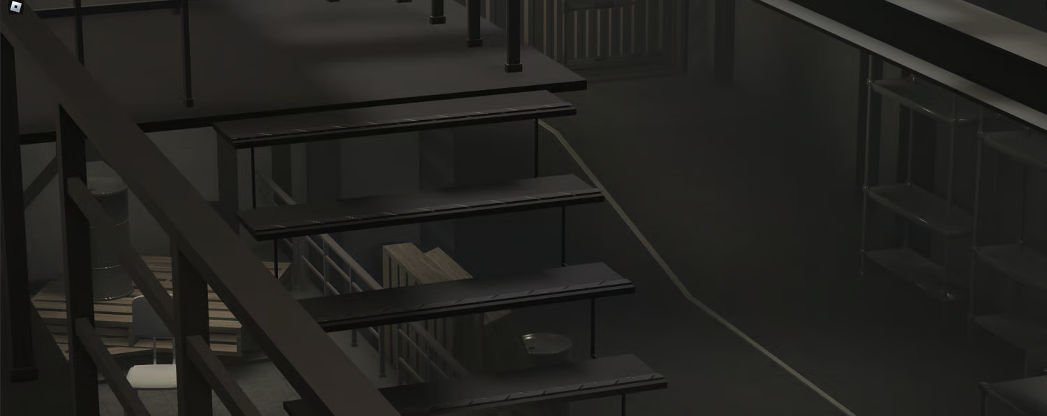 Interactive doors, terminals, and props in a Roblox SCP map