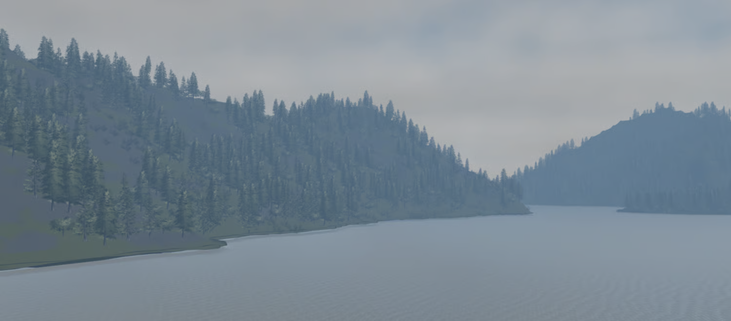 Realistic 14K x 14K terrain featuring mountains and valleys