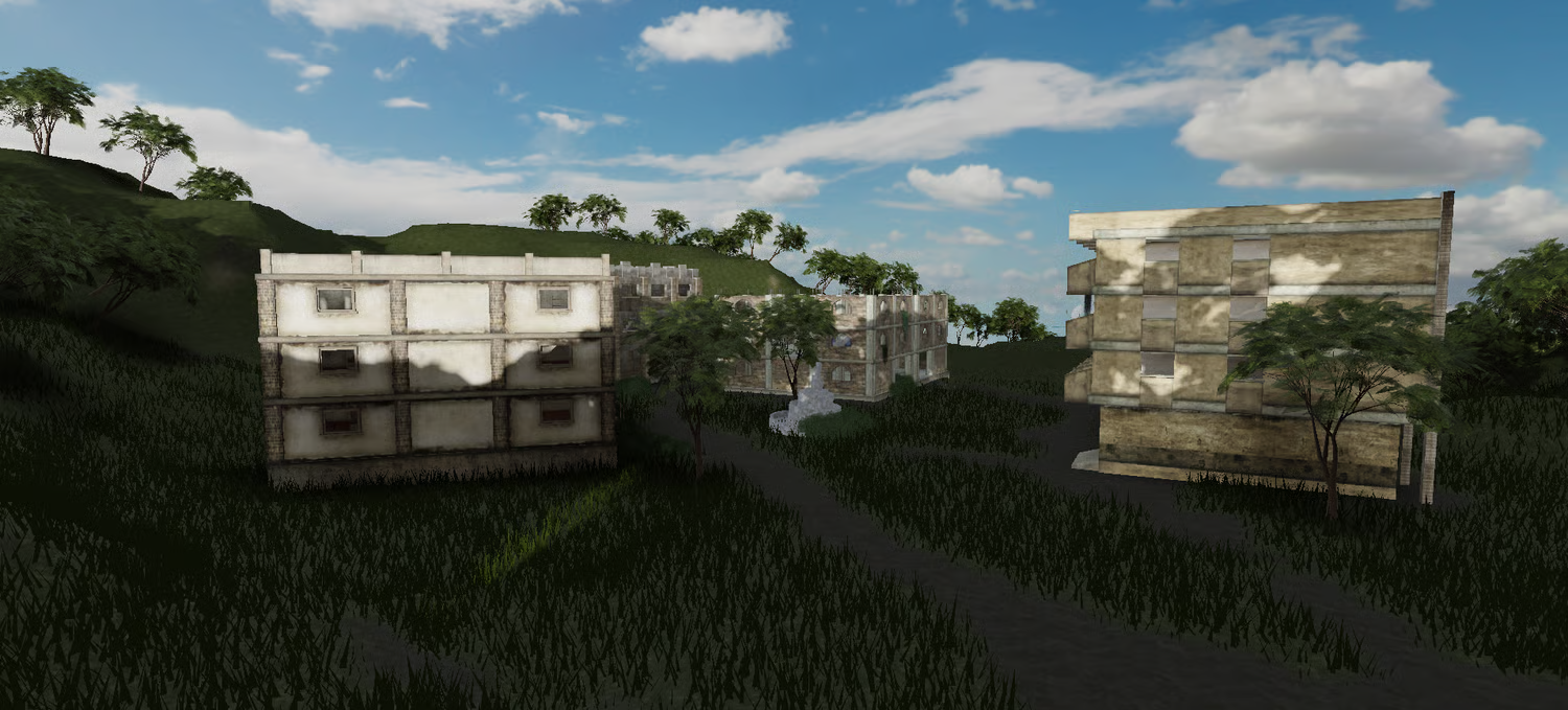 Large Pacific Island terrain in Roblox featuring realistic landscapes
