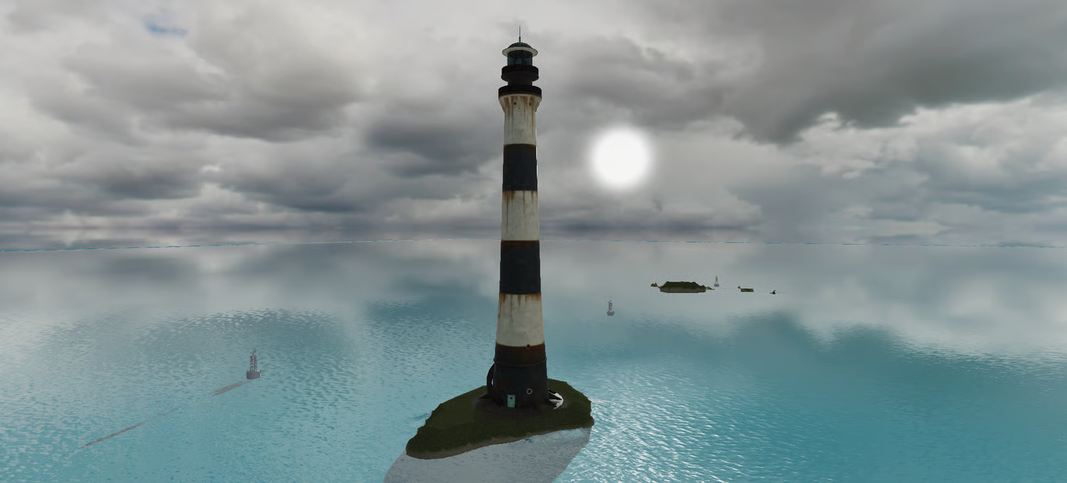 Customizable shed and interactive structures in Roblox island map