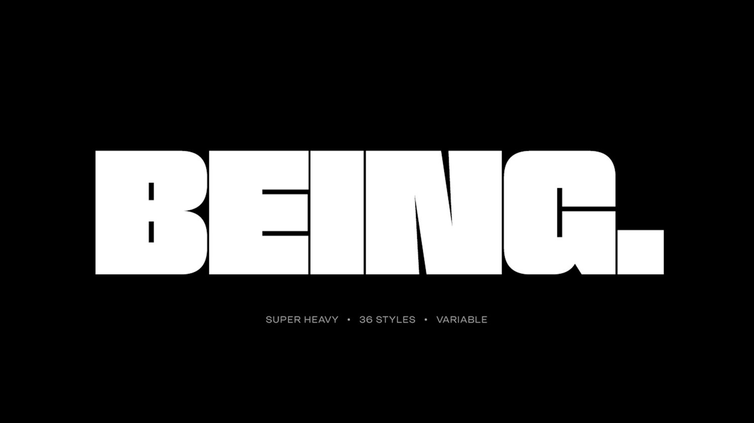Being Typeface