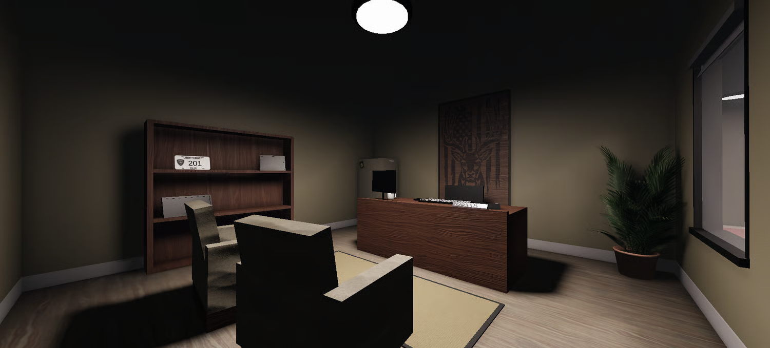 Modern building layout suitable for gatherings in Roblox