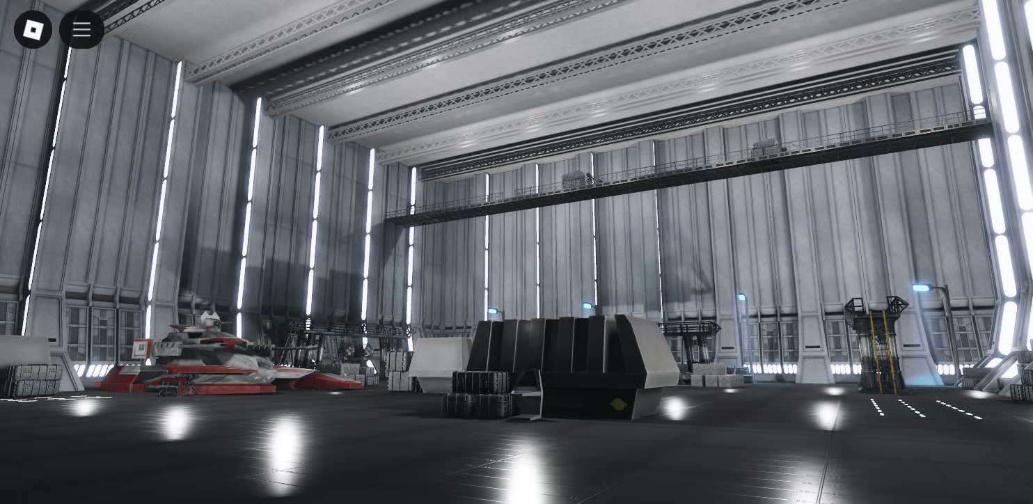 Republic military base with Jedi leaders in Roblox