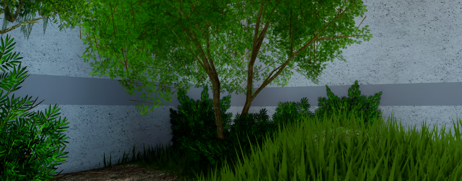 Modern interior design of a futuristic SCP site in Roblox