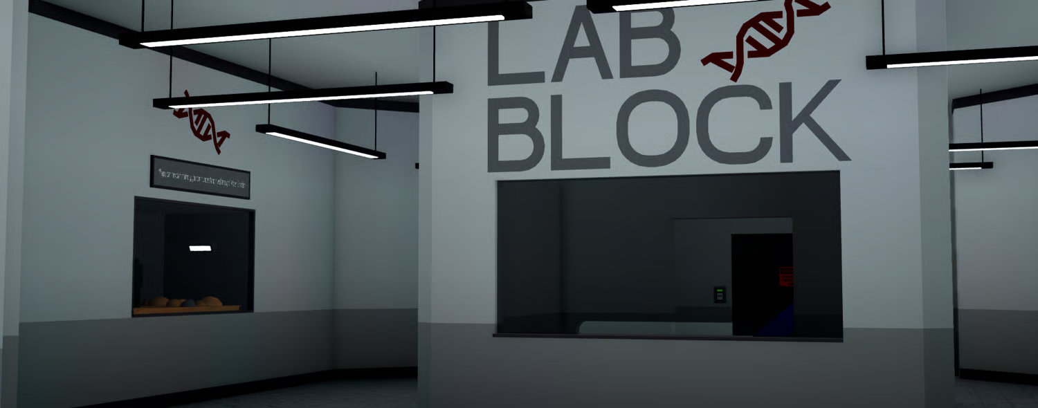 Custom vehicles used within an SCP facility environment in Roblox
