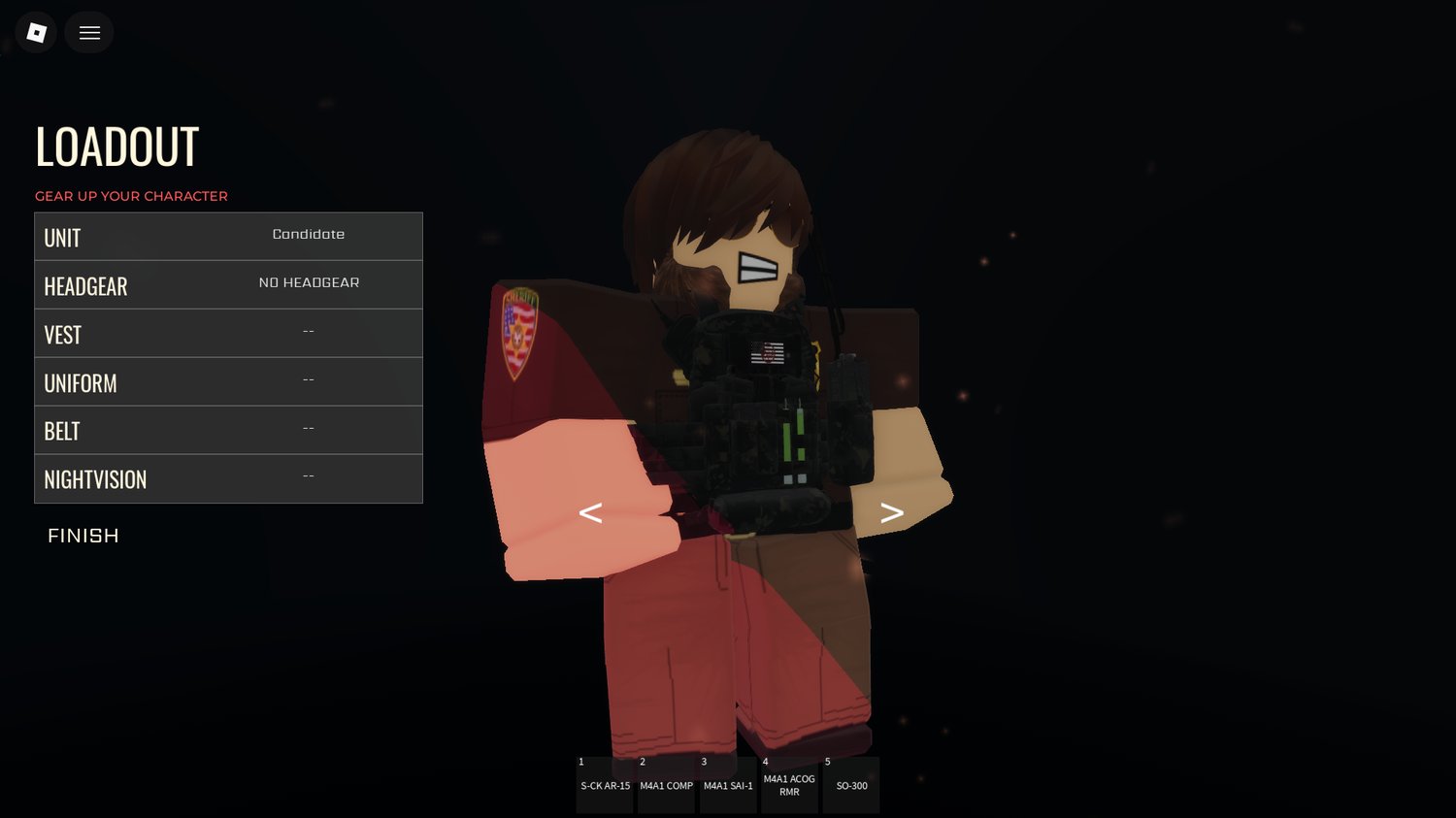 Large hangar interior used for drills and staging in Roblox
