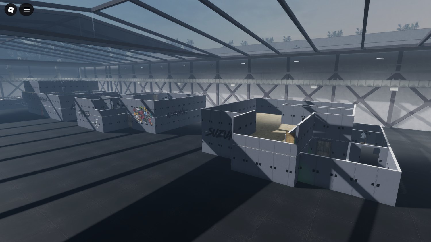 Functional firearms prepared for tactical practice in Roblox