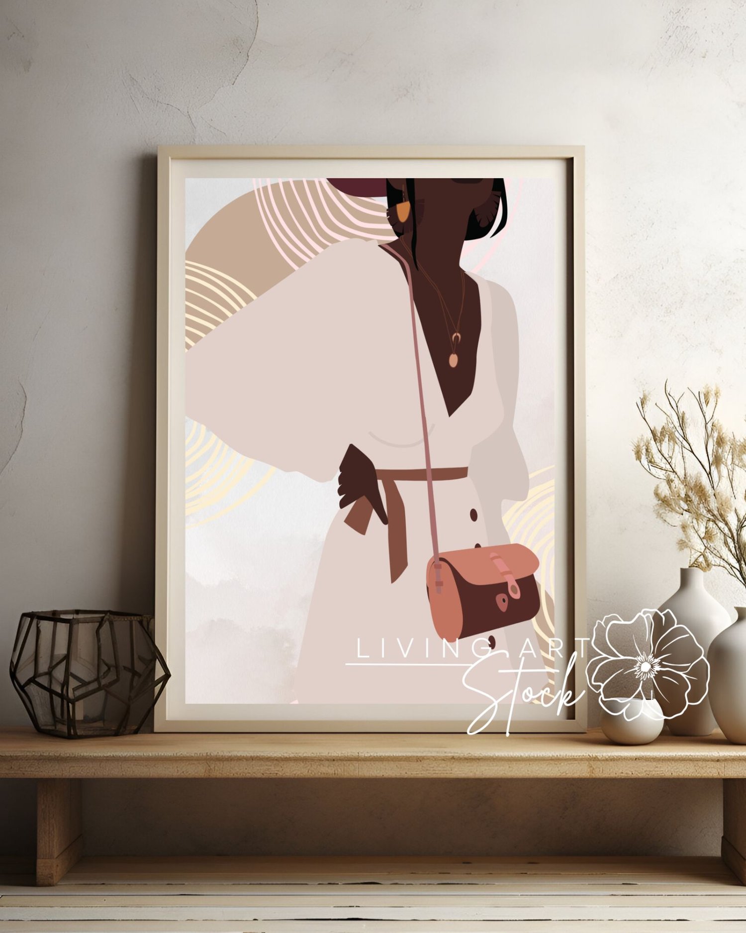 Black women wall art