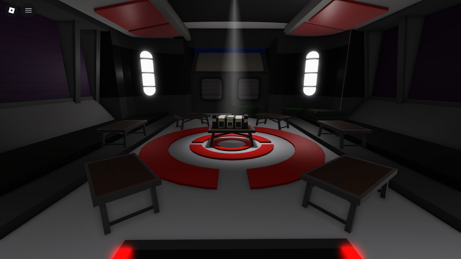 Open central space for player gathering in Roblox
