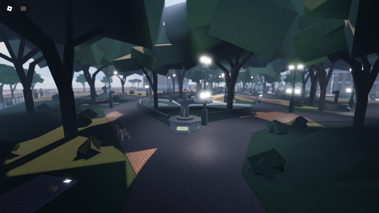 Roblox urban environment optimized for exploration and roleplay