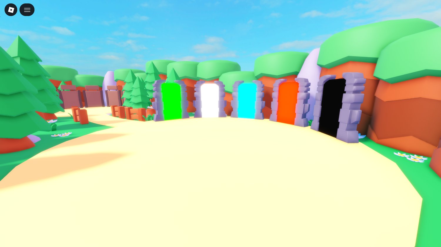 Open spaces for gameplay mechanics in Roblox