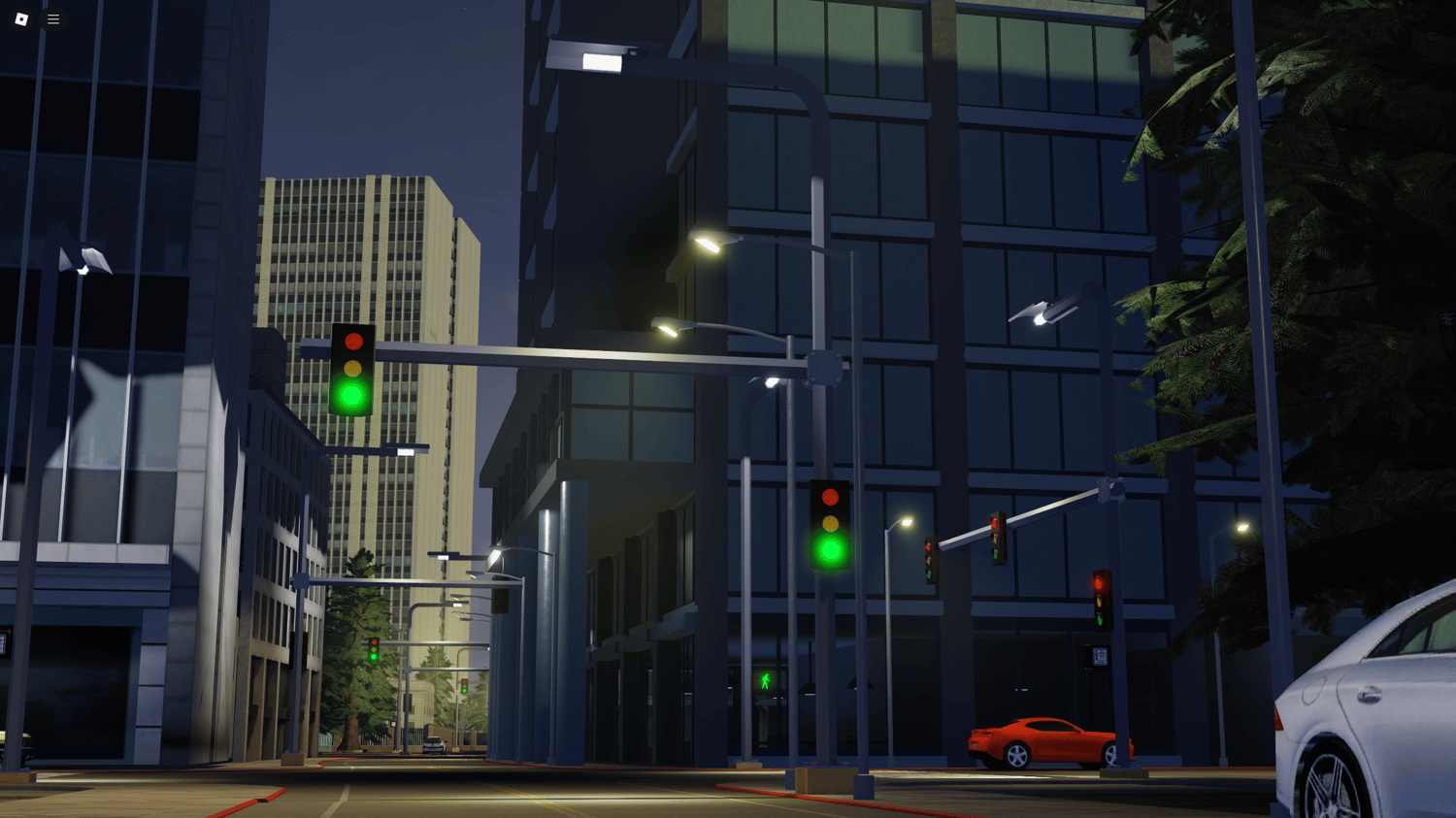 Island section connected to main city environment