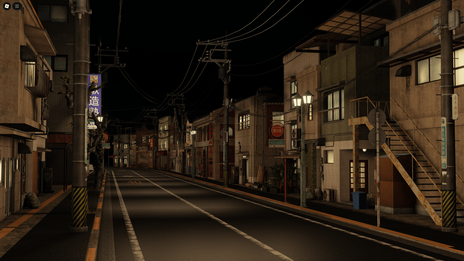 Roblox urban map designed for roleplay and driving