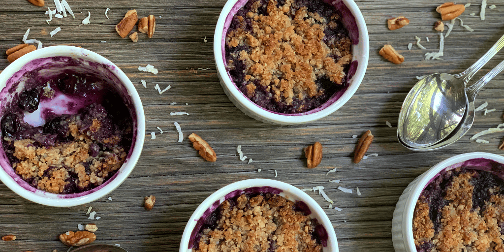 Blueberry Crumble recipe by Terra Kelly