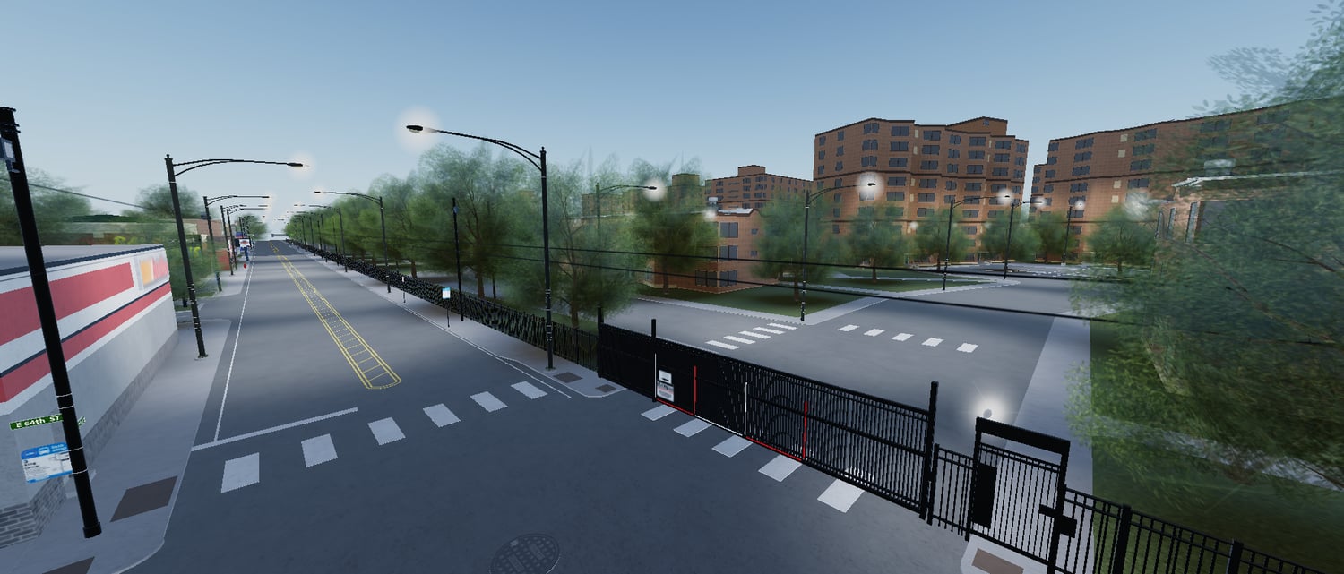 Modern realistic city map for Roblox