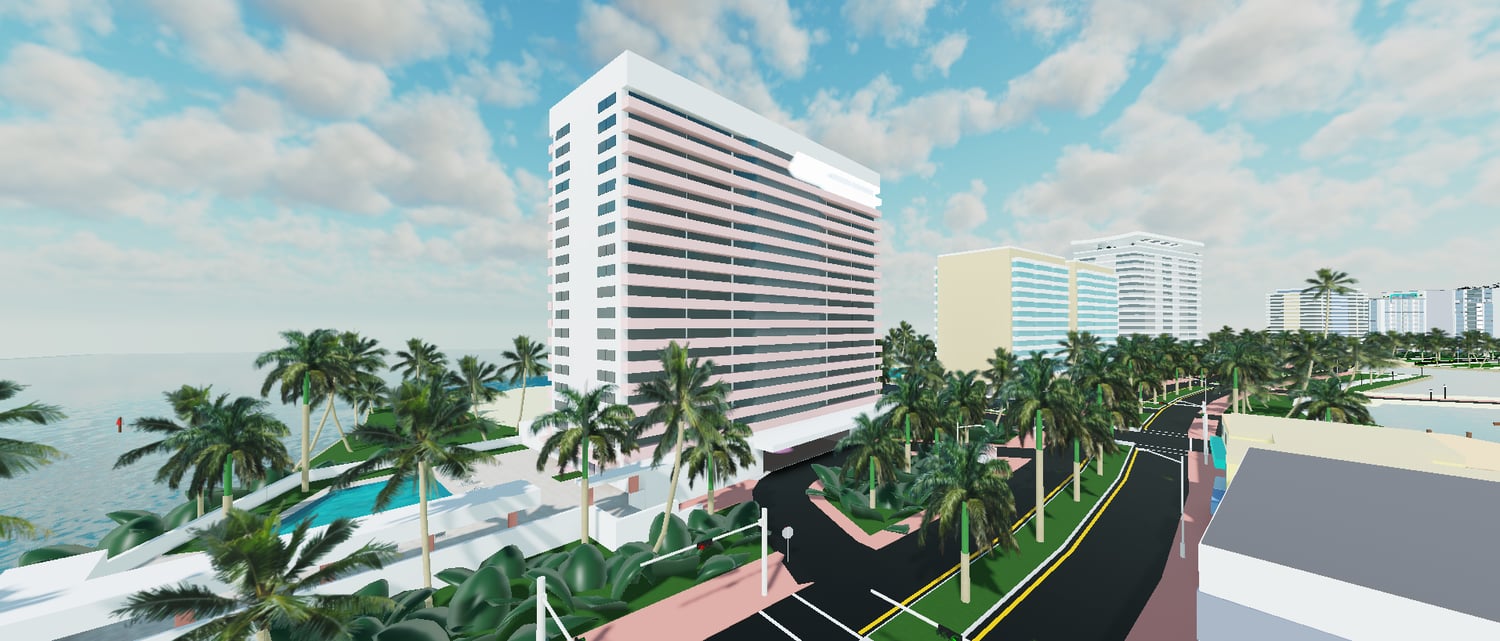 Open city area suitable for roleplay in Roblox