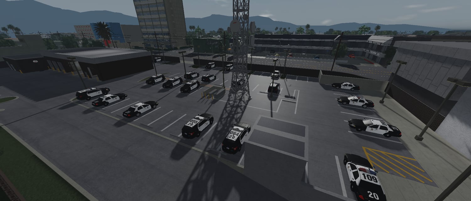 Realistic city roads and intersections in Roblox