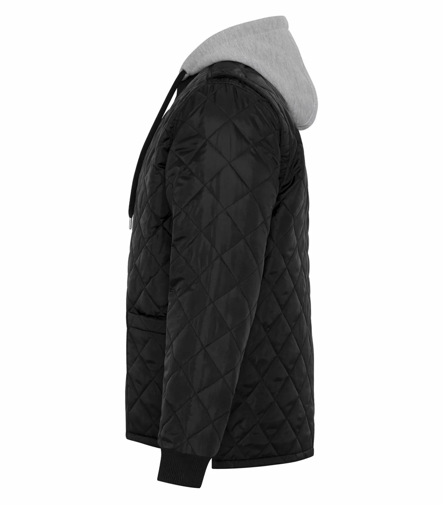 Black Hooded Centennial Place Quilted Freezer Jacket - Payhip