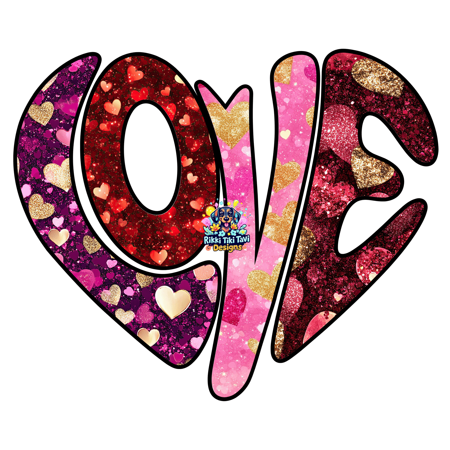 ๐ LOVE Glitter Heart PNG โ Digital Download ๐ - Payhip