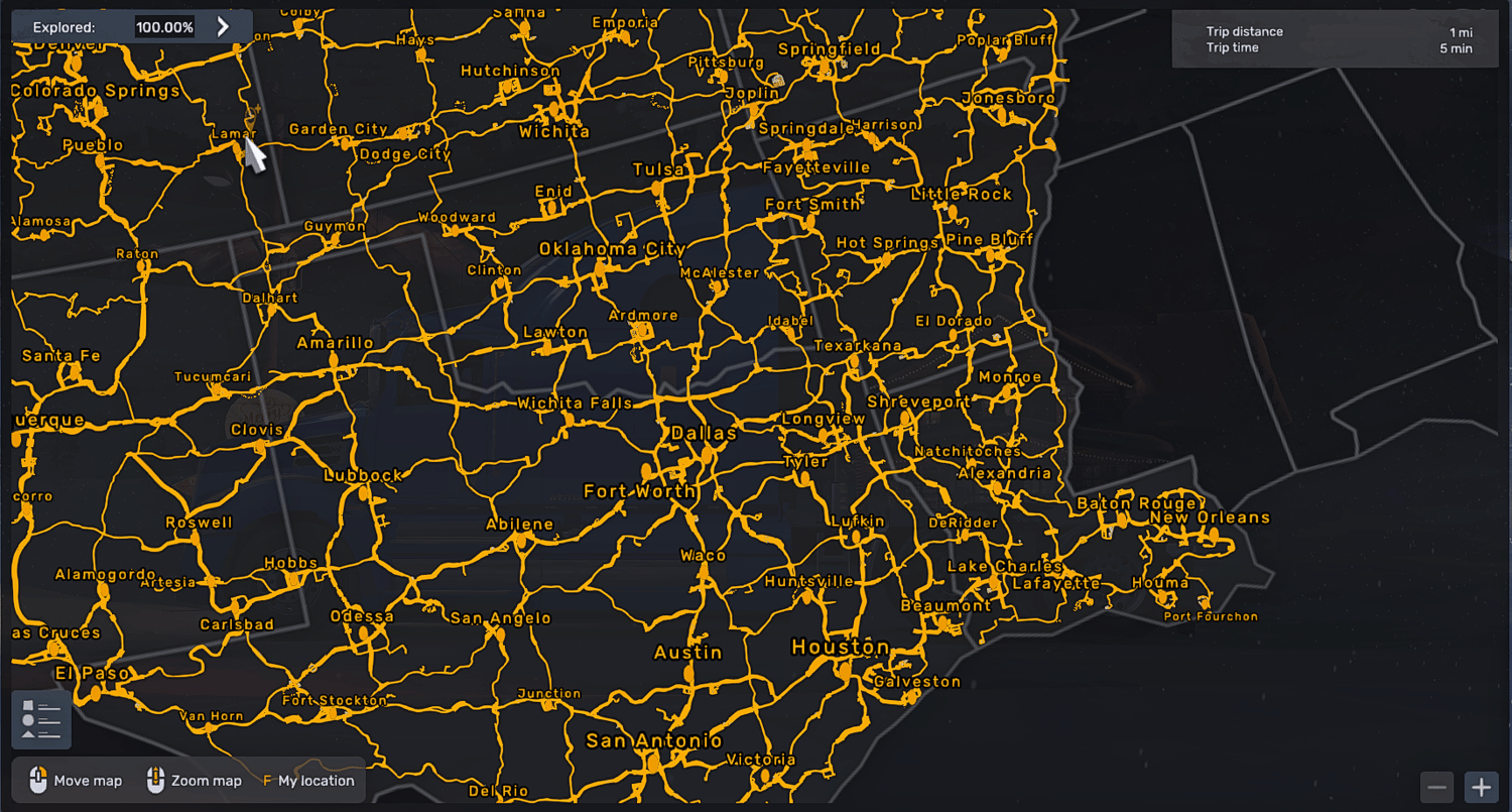 100% fully Discovered ( ALL DLC's) ats Profile 1.57 - Payhip