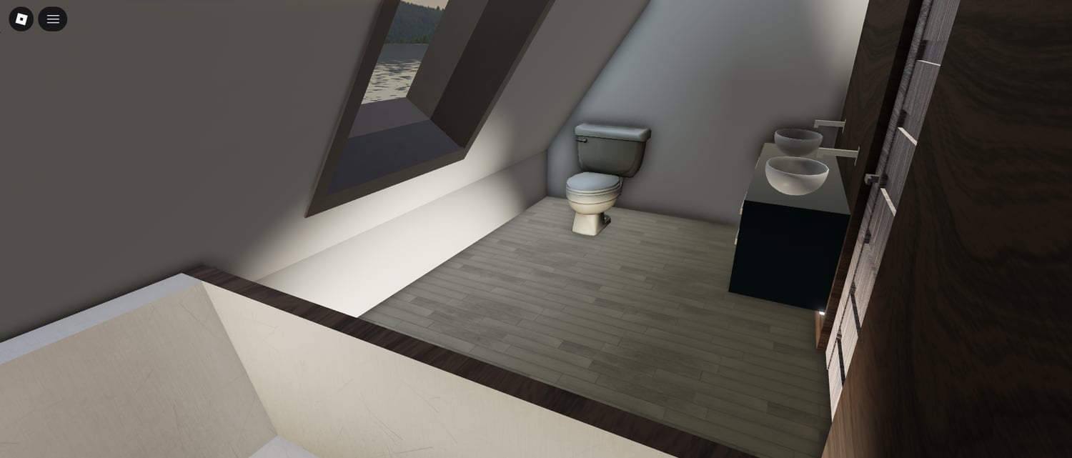Luxury house exterior with detailed architecture Roblox