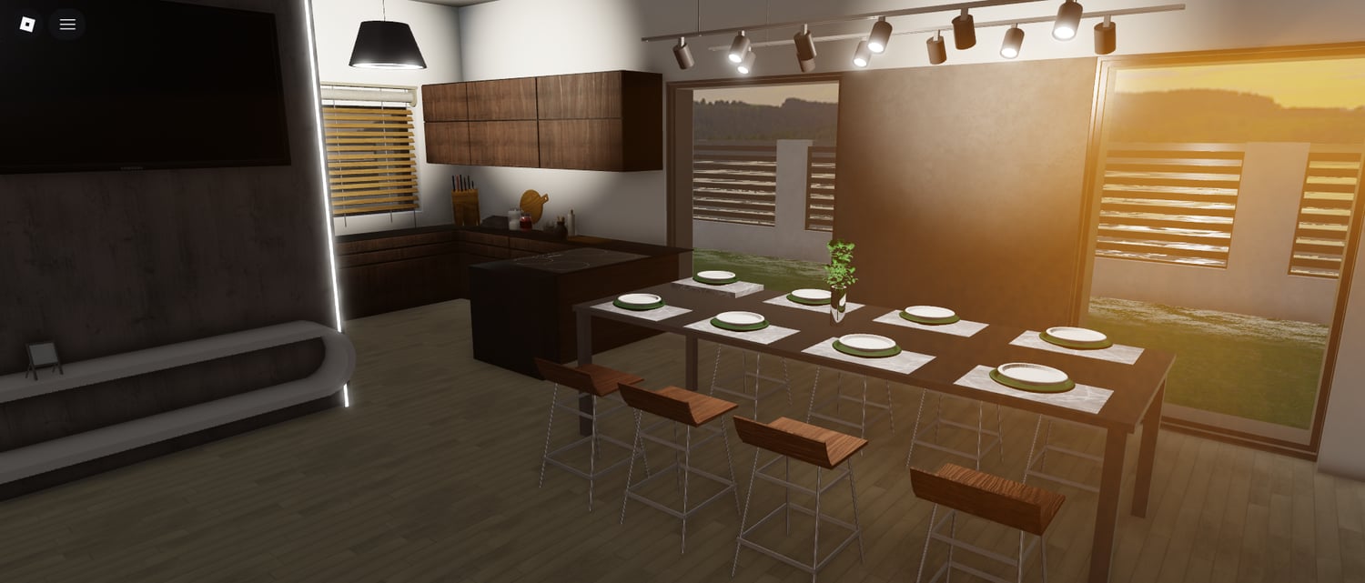 Roblox house designed for relaxation and upscale builds