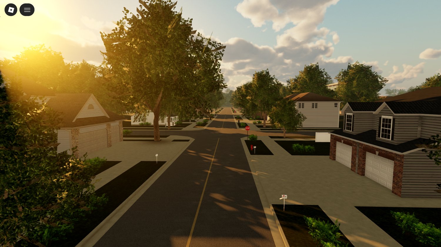 Detailed topography and urban areas in Michigan Roblox map