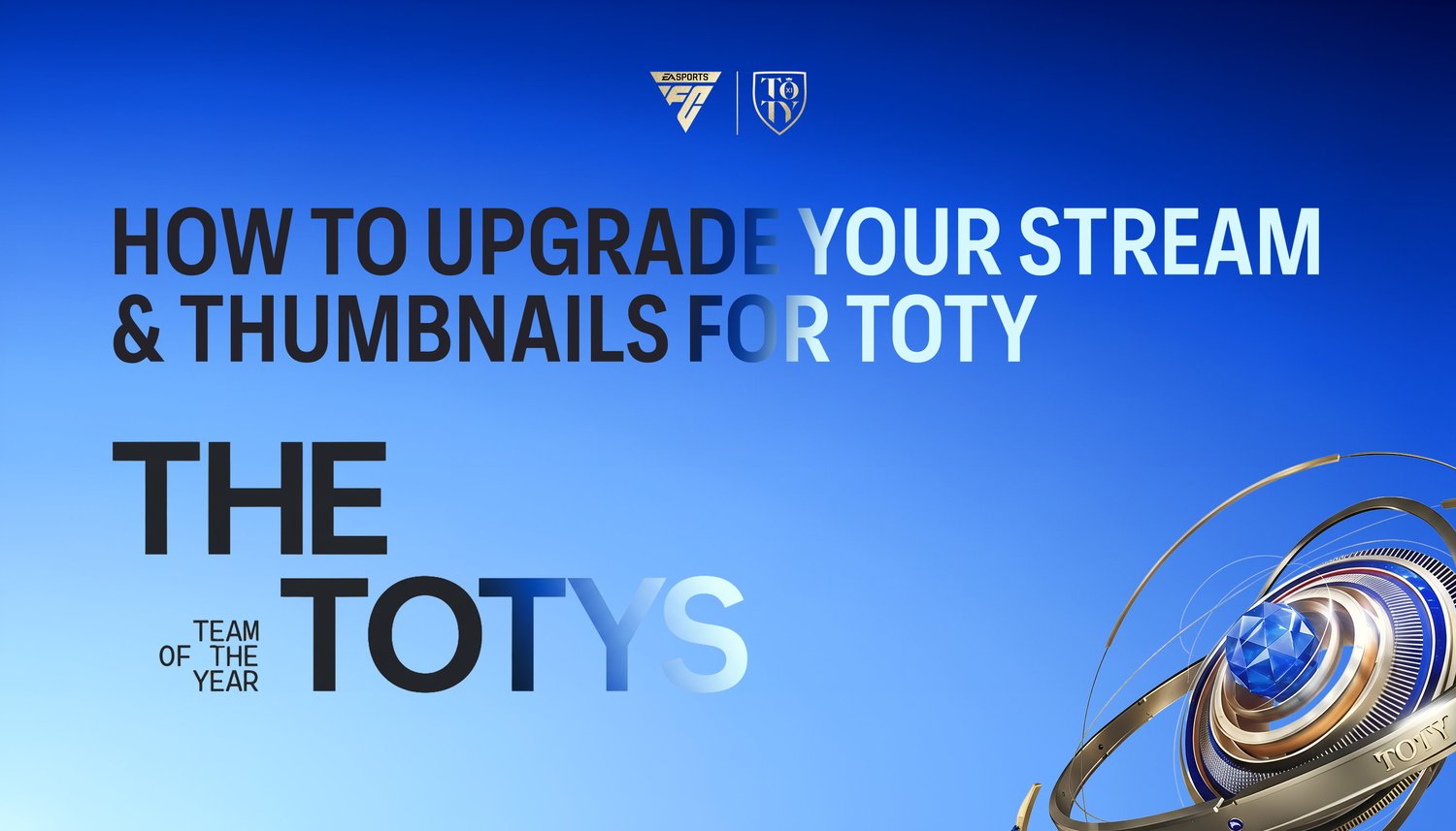 TOTY FC 26 YouTube thumbnail design for content creators