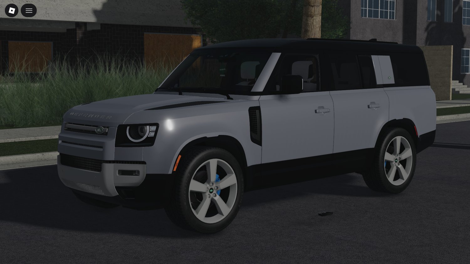 Detailed realistic interior inside Defender Roblox