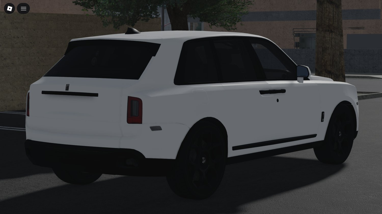 Realistic interior view of Rolls-Royce Cullinan Roblox