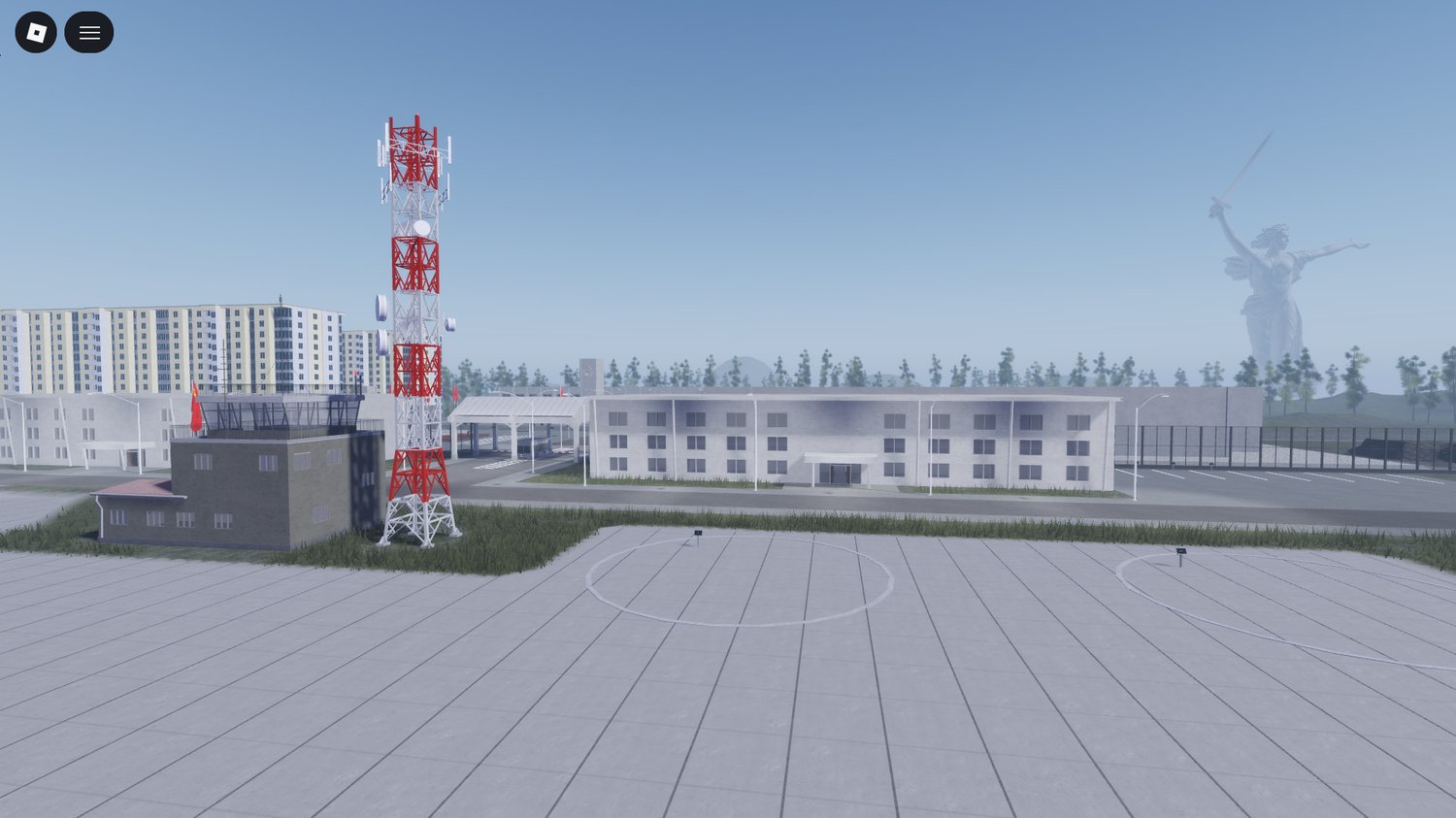 USSR-style town streets in City of Volgograd Roblox