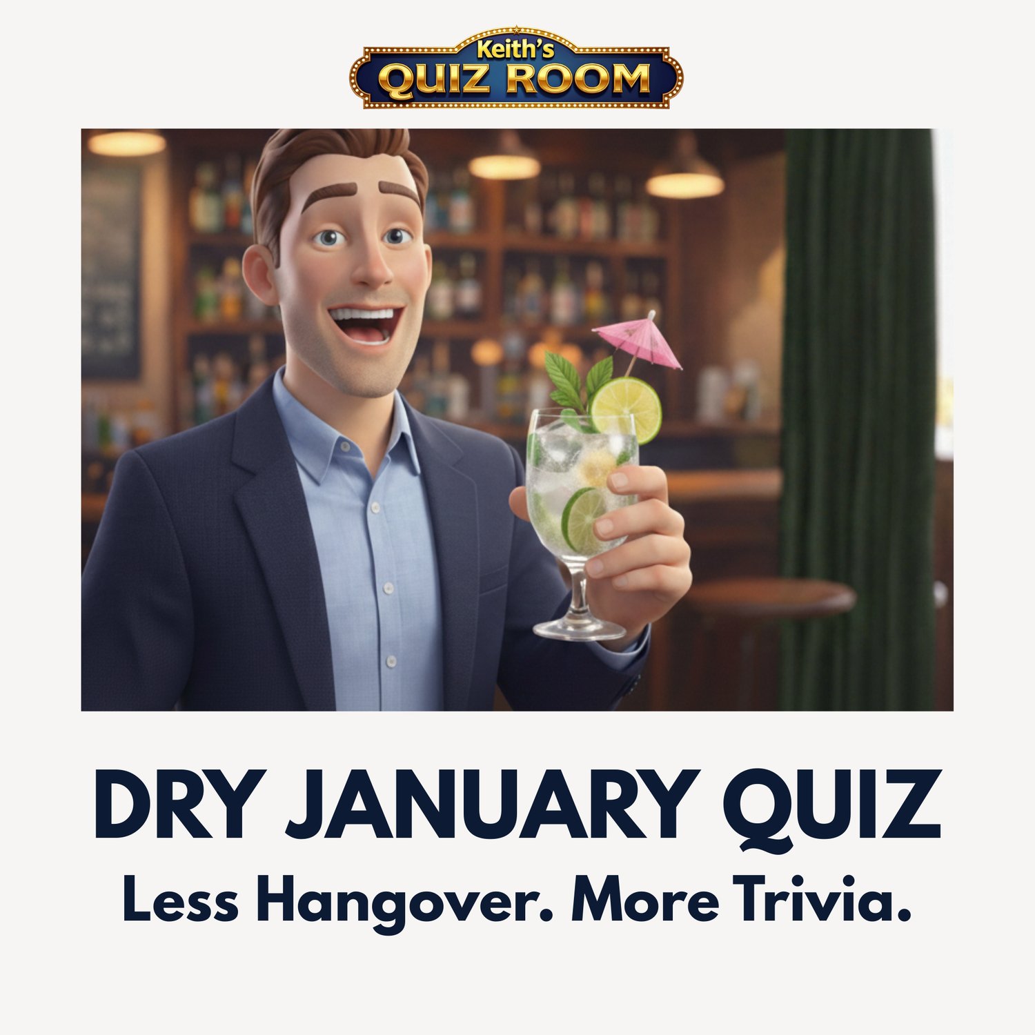 Dry January Quiz 2026 – UK Pub Quiz | 40 Questions | Instant Download