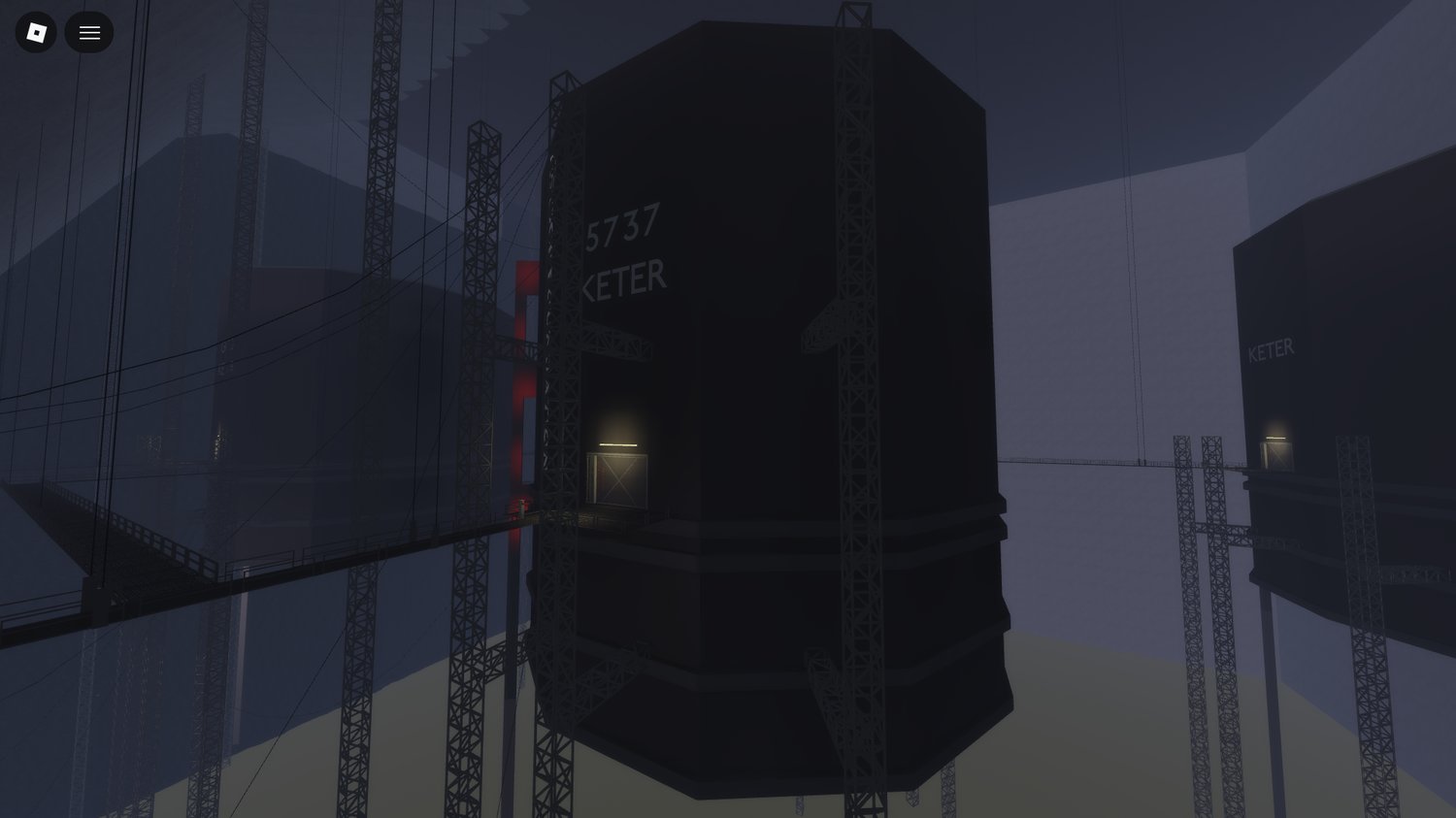Long corridors inside SCPF complex Roblox